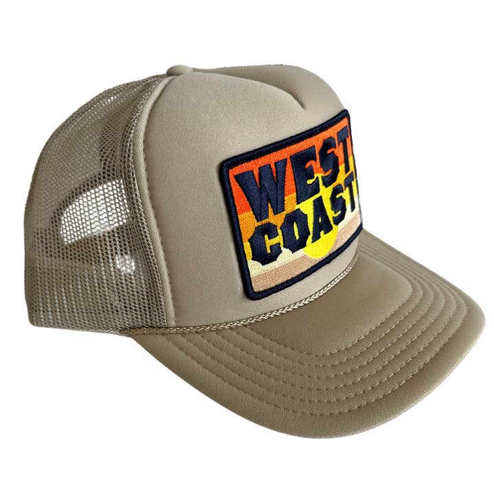Local Beach - Wholesale Trucker hat – Unisex - West Coast Patch Trucker Hat3