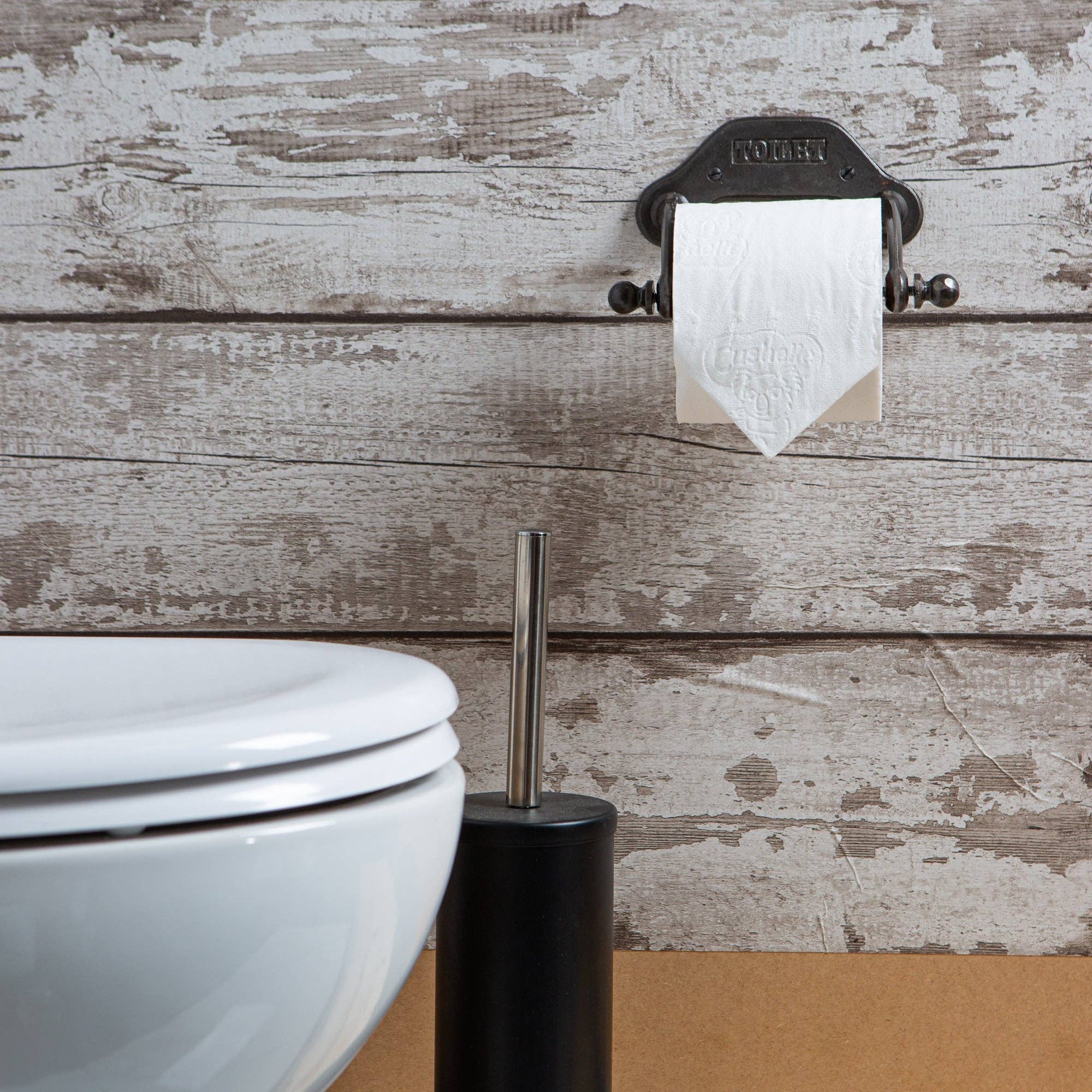 Rinkit Ltd – wholesale Toilet paper holder – Industrial Toilet Roll Holder - W180mm - Raw1