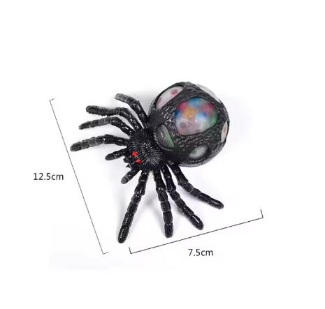 Toyarina - Wholesale Squishy toy – Kids & Baby - Black Spider Squeeze Toy – Halloween Stress Relief Gift3
