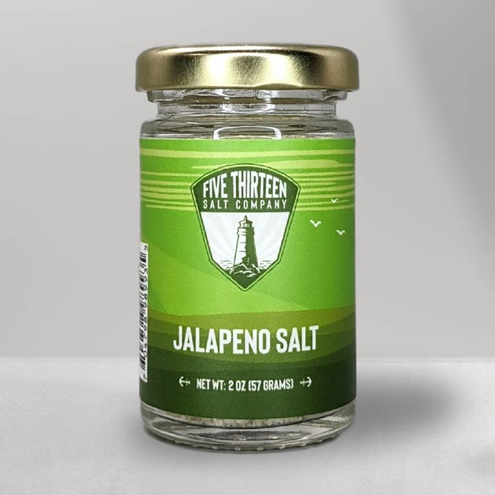 Sel jalapeno - Sel de finition - Sel de mer épicé pour la vente par Five Thirteen Salt Company