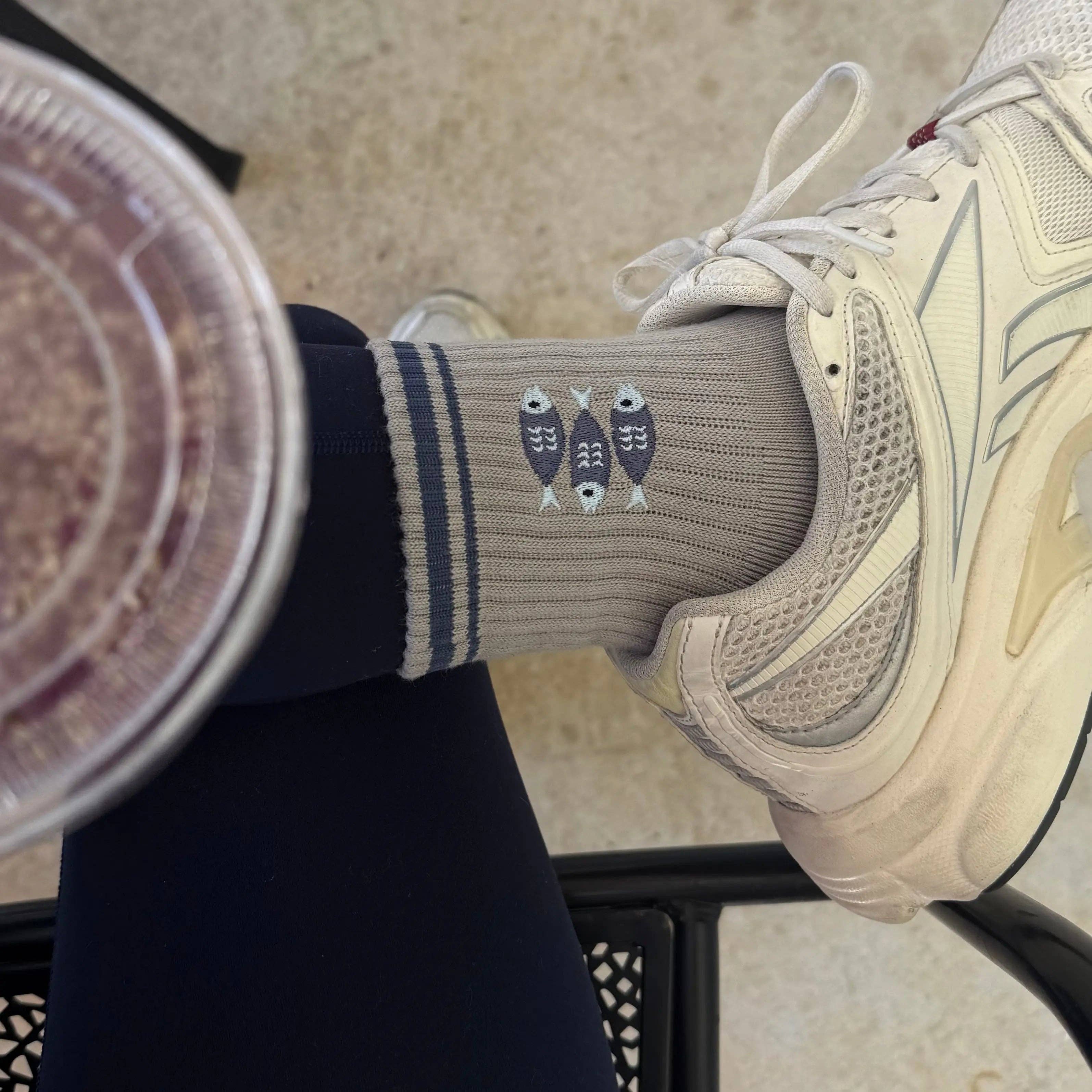 Pilabarre - Wholesale Socks - Women's - Catch of the Day Grip Socks6