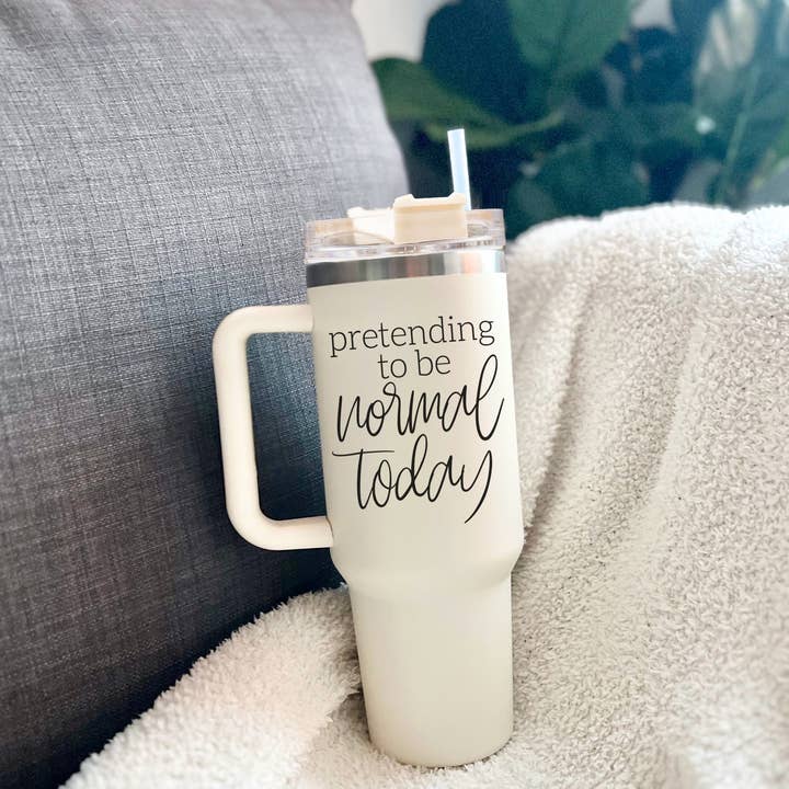 Gia Roma - Wholesale Insulated Mug/Tumbler - Funny Mom Tumblers, 40oz Tumbler With Handles, Bruh Mugs LG48