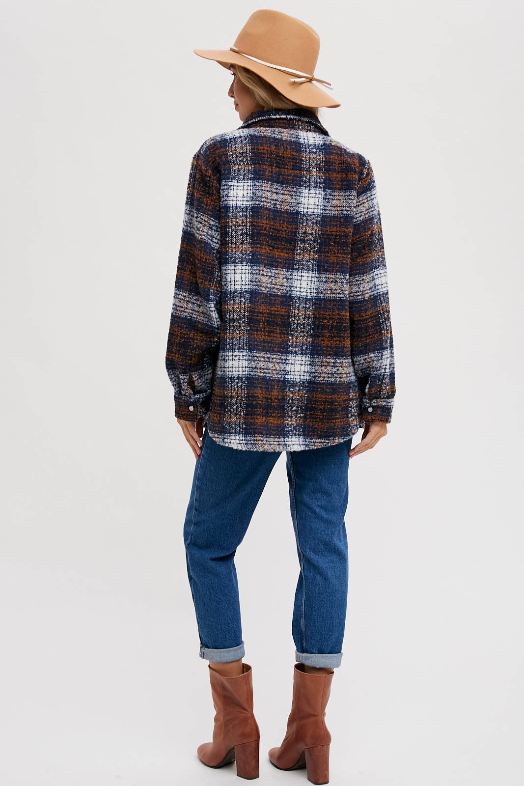 Bluivy - Wholesale Shirt Jacket/Shacket - Women's - BUTTON DOWN FLANNEL SHACKET7