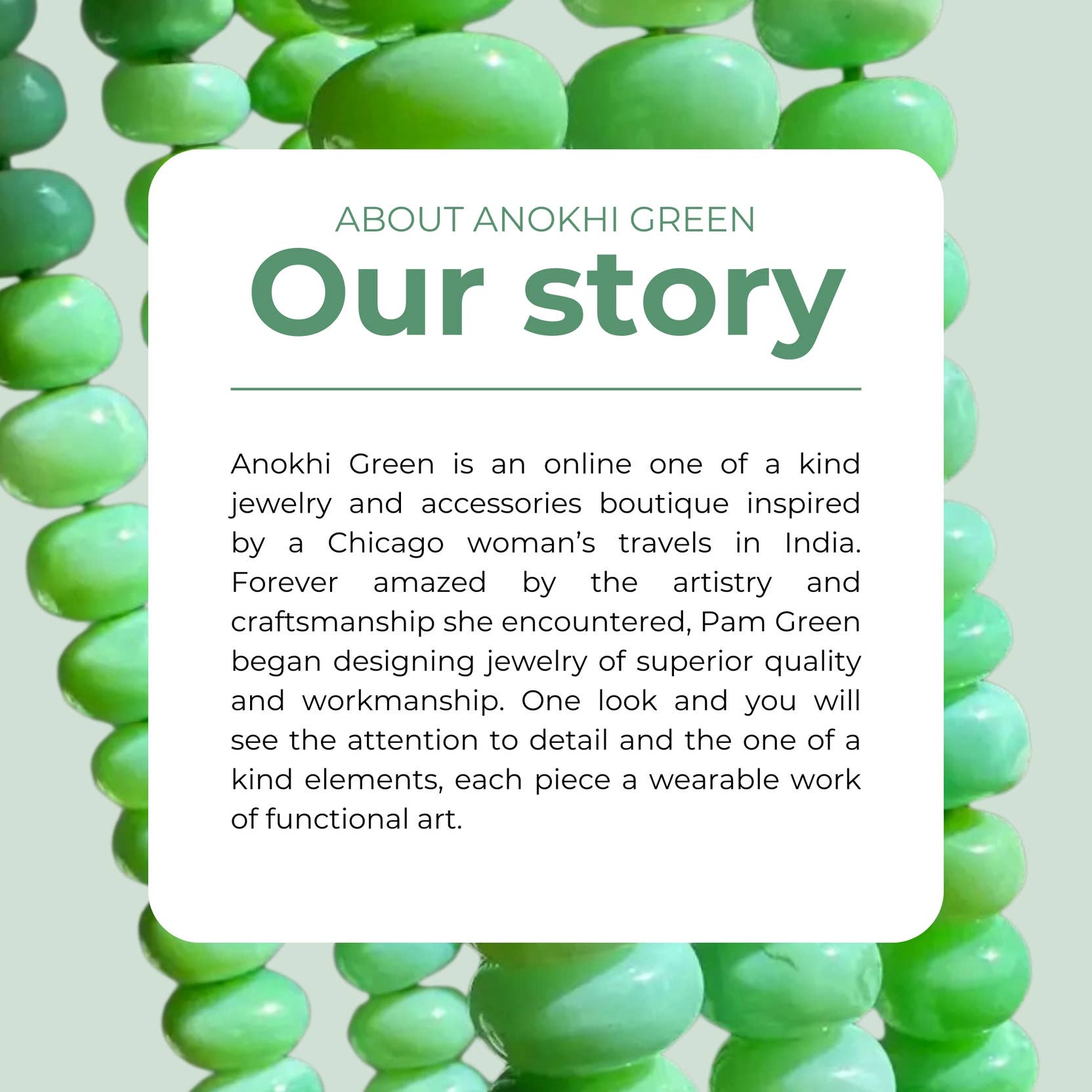 Anokhi Green | Handmade Gemstone Jewelry – Colar pingente/pendente por atacado – Colar Borboleta | Corrente Dourada | Colar Esperança + Renascimento4