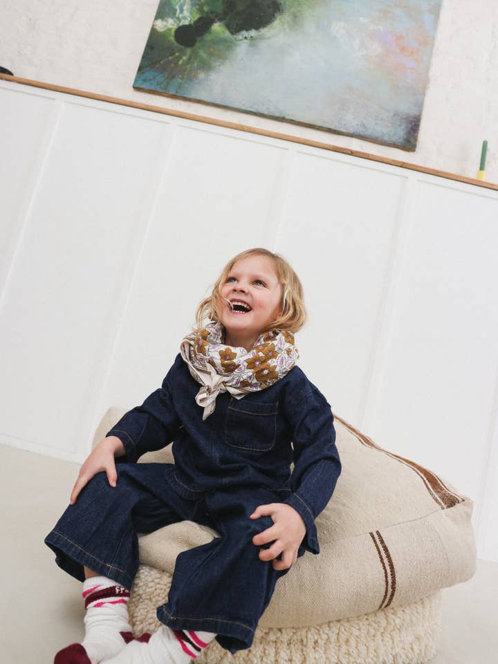 Adult Scarf Agra Mocha 100 cm for wholesale by SO FAMILY