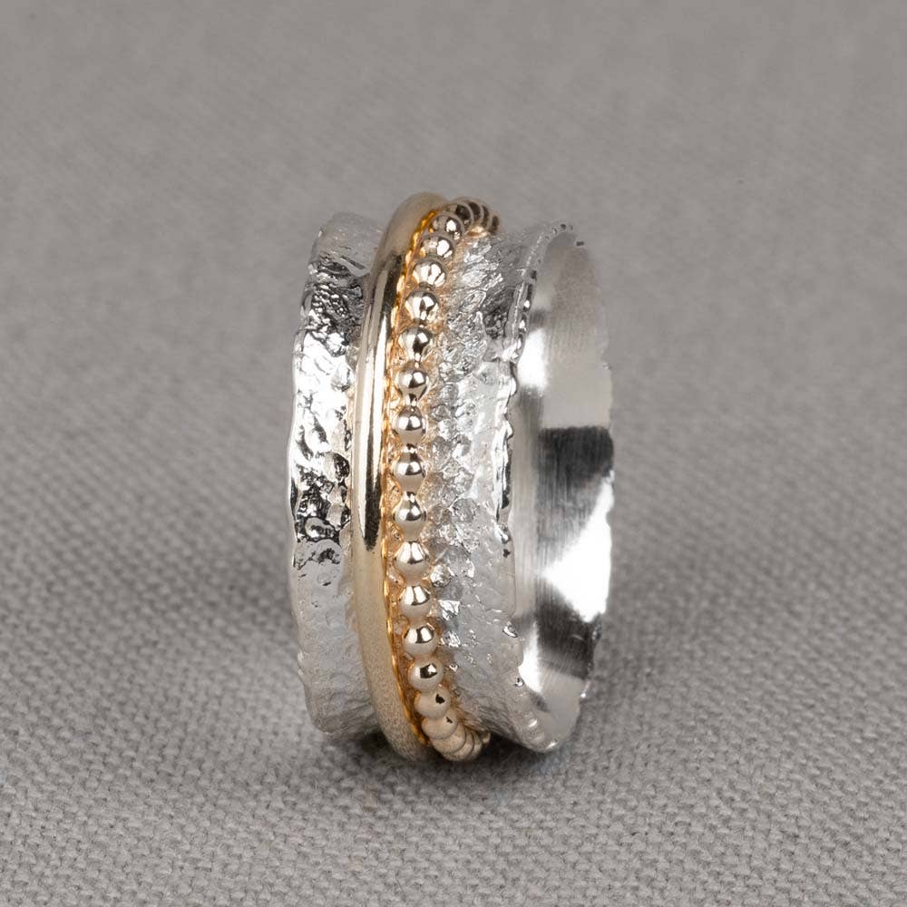 Jéh Jewels - Wholesale Band/Stacked Ring - Ring Silver + Goldfilled Chique