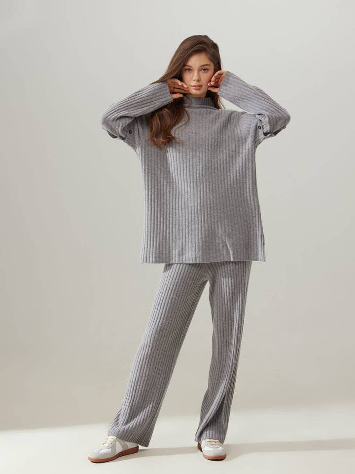 NAP – wholesale Mjukisset – Dam – Avtagbar ärm Cashmere Set