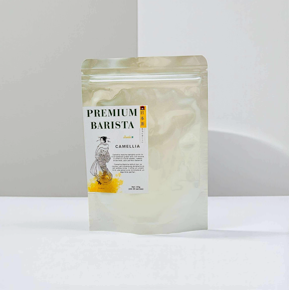 Lisata - Wholesale Health/Detox Tea - CAMELLIA – Premium Barista Matcha 40gr1