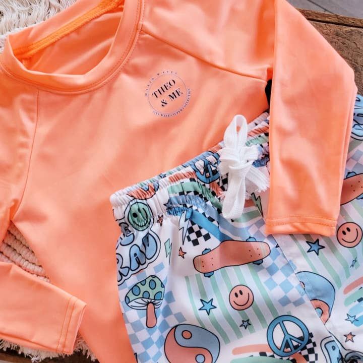 Rufflеѕ & Bоwtіеѕ - Affordable Boys & Girls Clothing – Engroshandel Badeshorts – Børn – KOLLEKTION - Drenge Vær Sej Badebukser & Badeskjorte