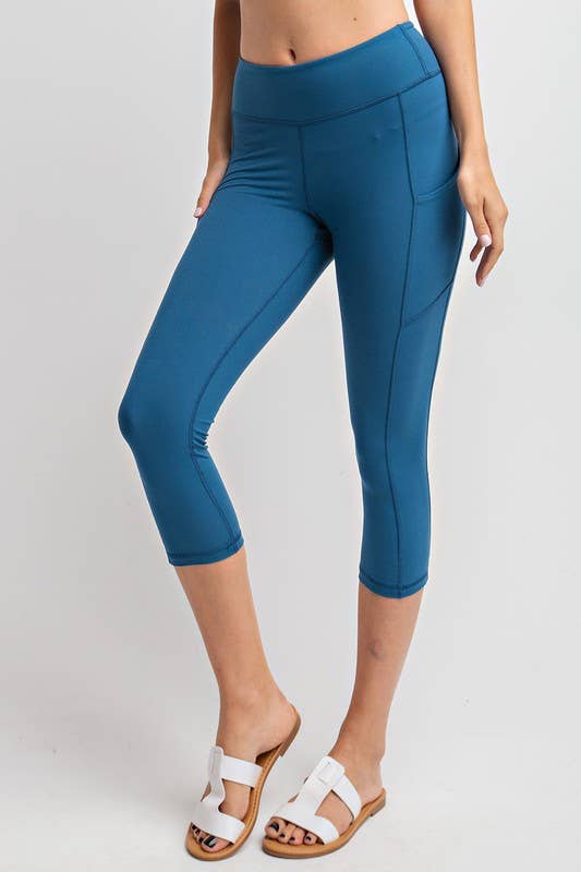 Sunday Morning – wholesale Sport-/loungeleggings – Dam – P45601PL37 Plus Size Butter Soft Caprilängds Yoga Leggings18