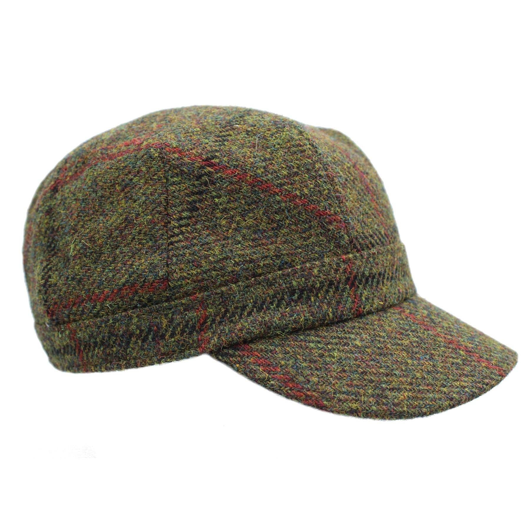 Heather Hats & Accessories - Vente Casquette de baseball – femme - Casquette de cadet Rhona Harris en tweed ZH2275