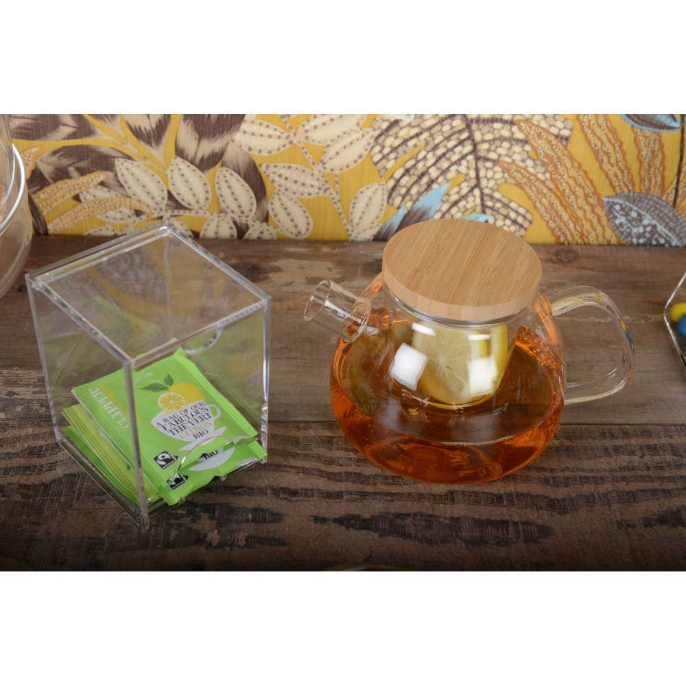 AULICA – wholesale Tea pot – 1l teapot with wooden lid1