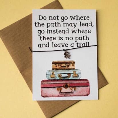 A6 postcard print - Make your own path for wholesale by Dios Designs