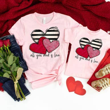 Trendy Transfers - Wholesale Sublimation Transfer - All You Need Is Love DTF Heat Transfer