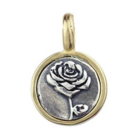 Rose charm for wholesale by Marmalade Jewellery