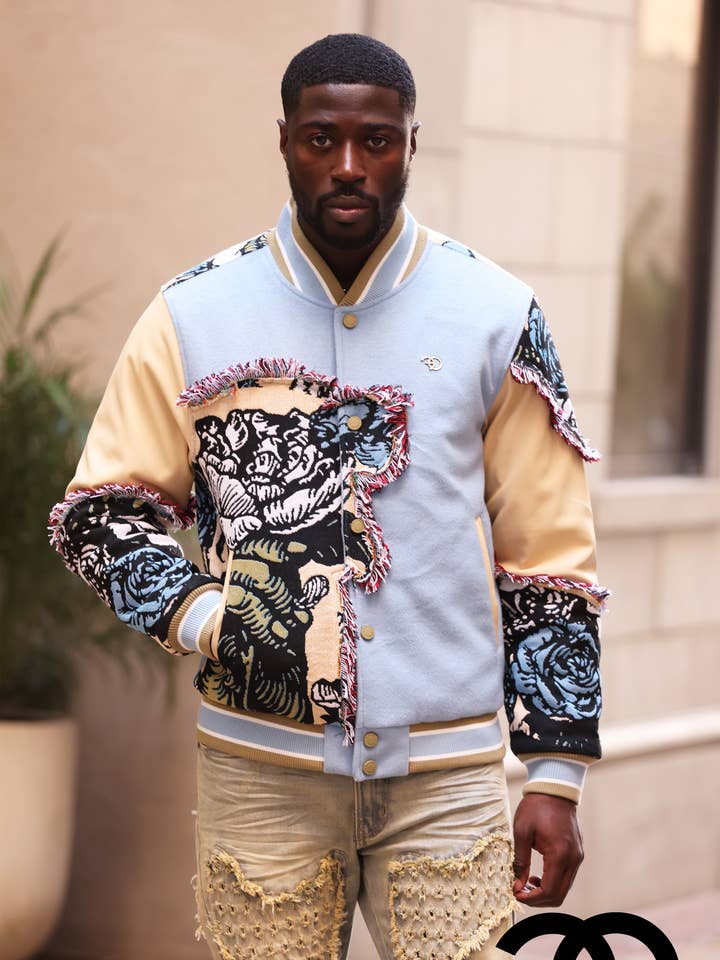 Veste universitaire Cashay F1034 - Bleu pour la vente par Makobi