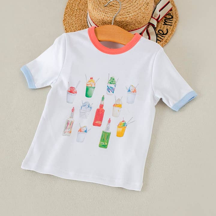 Eat more snoballs Organic Cotton Tee for wholesale by Nola Tawk