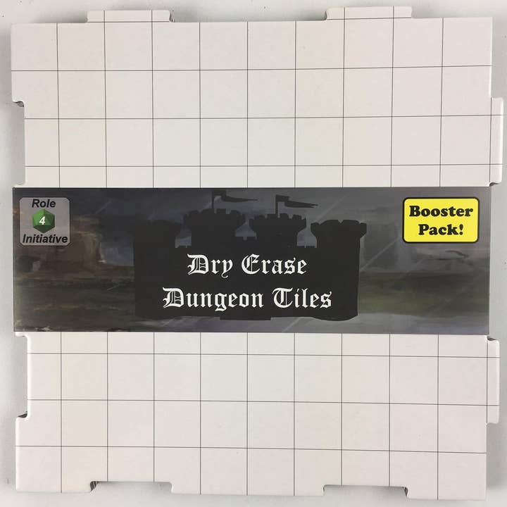 Role 4 Initiative - Wholesale Board Game - Dry Erase Dungeon Tiles, various colors, shapes, and sizes