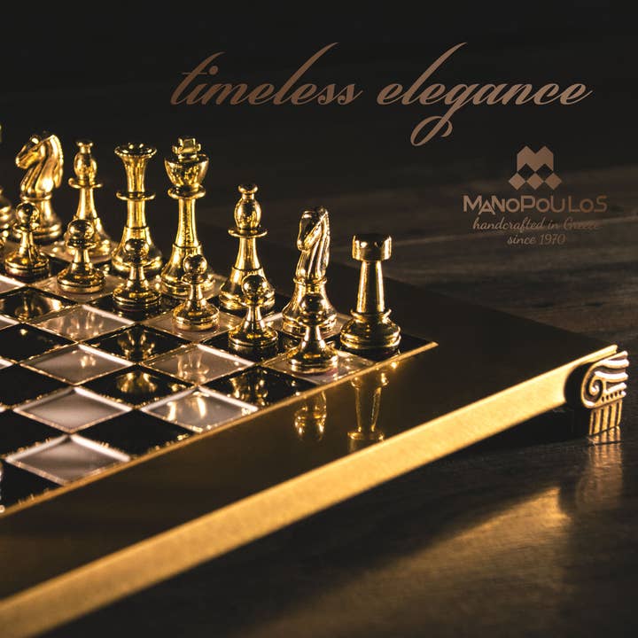 Cardshouse - Wholesale Board Game - Classic Metal Staunton Chess Set 28X28Cm With Chessboard9