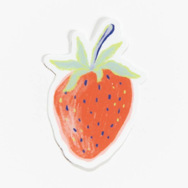 Strawberry Sticker for wholesale by Lettering By KT