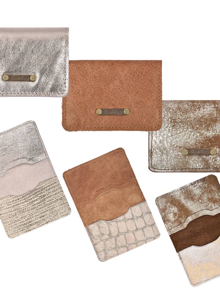 Cowhide/Leather Card Holder | Zane for wholesale by Owen Barry Ltd