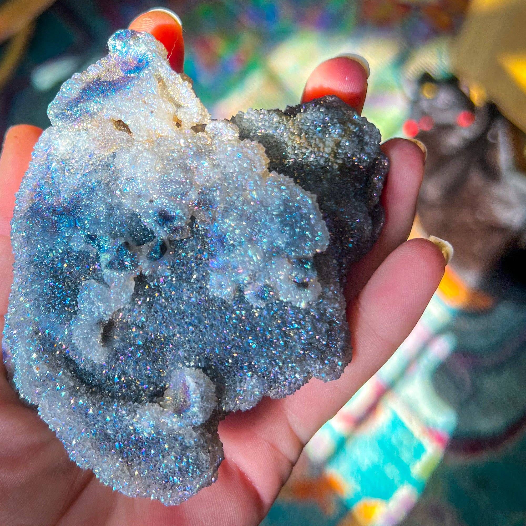 Mandala Gems - Wholesale Spiritual Stone/Crystal - Aura Sphalerite Raw Crystals6