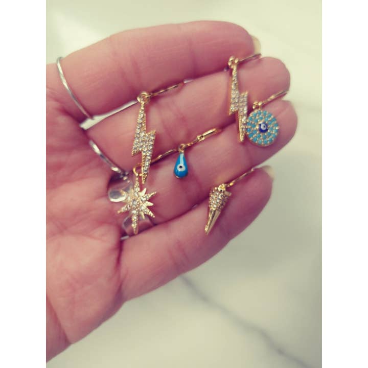 Atelier SYP - Wholesale Huggie Earrings - Mini Eye Huggie1