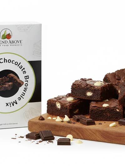 Mélange pour brownies au chocolat blanc et noir pour la vente par A Blend Above