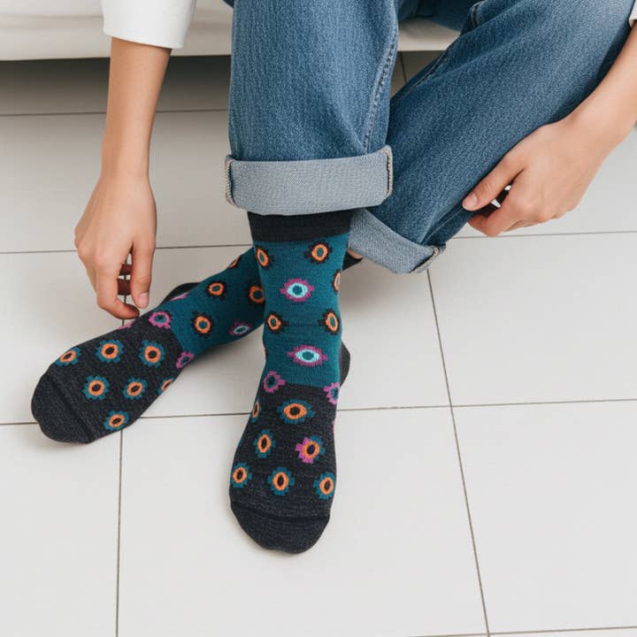 Shupaca Alpaca - Wholesale Socks - Unisex - Alpaca Socks - Incan - Amethyst2