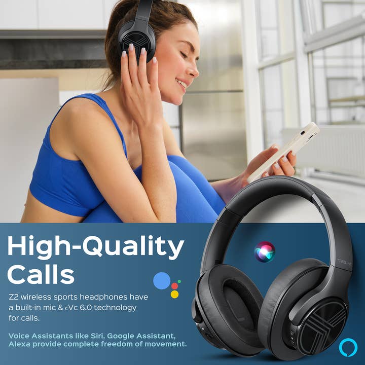 Productech - Wholesale Headphones - TREBLAB Z2 Active Noise Cancelling Workout Headphones3