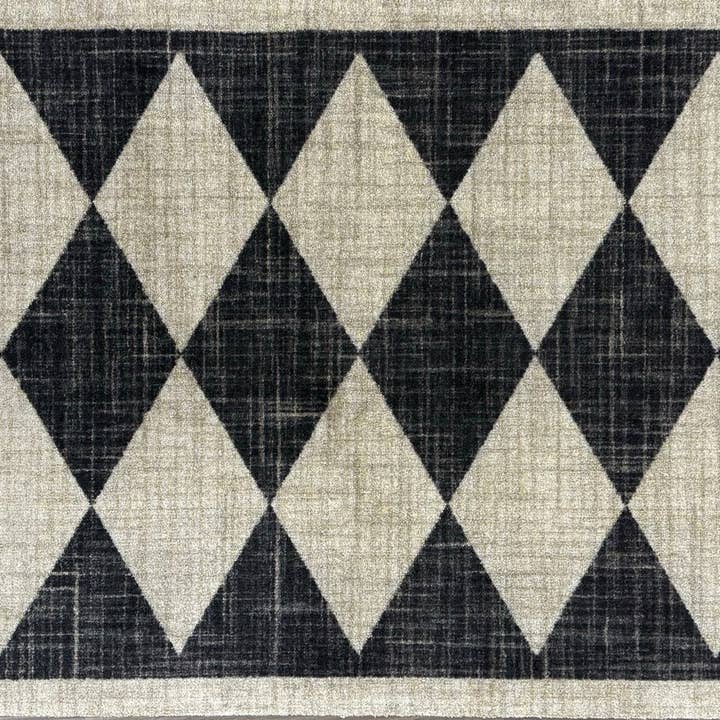 Arthur Noir + Taupe pour la vente par Studio 67 Wash+Dry Mats