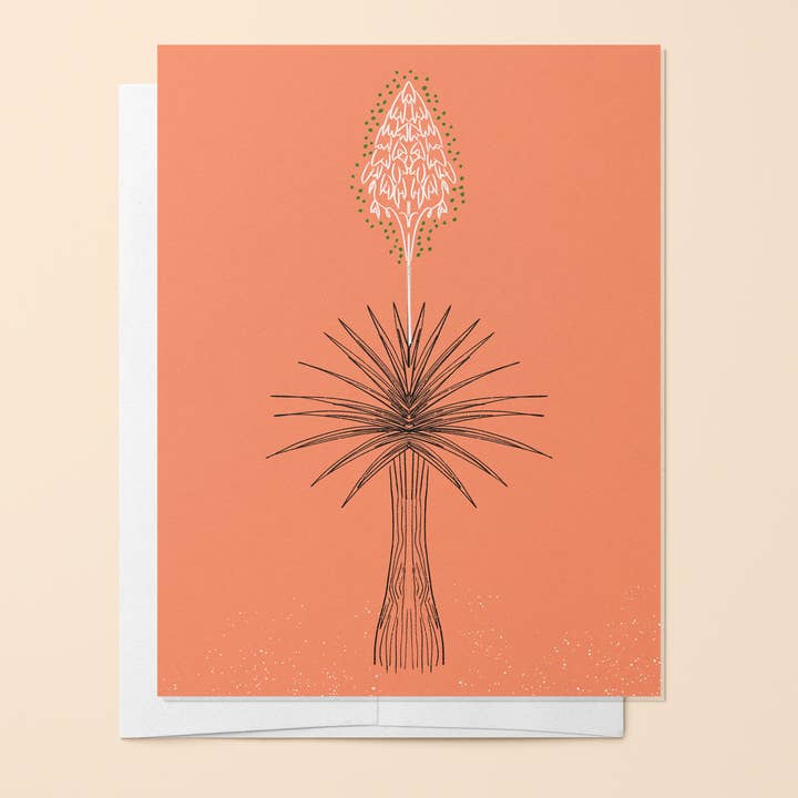 Yucca Southwest Blank Note Card for wholesale by HELLO EDDIE