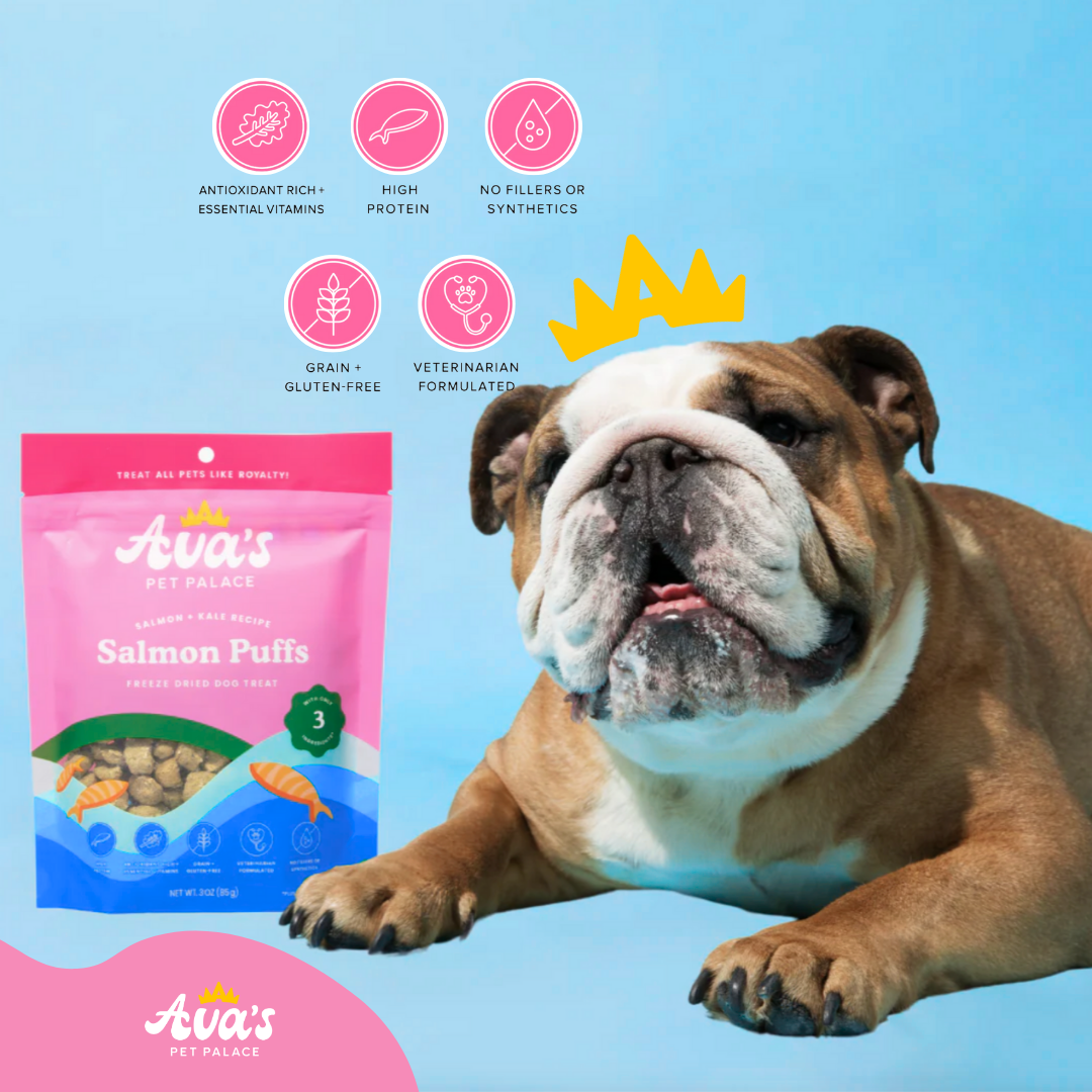 Ava's Pet Palace - Wholesale Pet Treats - Dog - Freeze Dried Dog Treats - Wild Salmon  + Kale & Flax seed4
