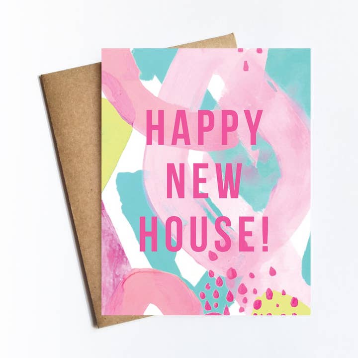 Kate Moore Creative Studio - Wholesale Housewarming Card - Happy New House Card0