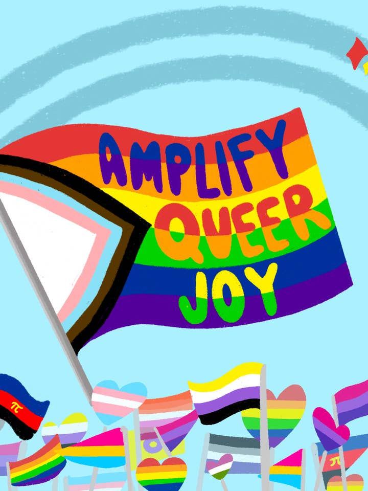 Forstærk Queer Glæde Print for engroshandel hos Lily Wenndt Illustration