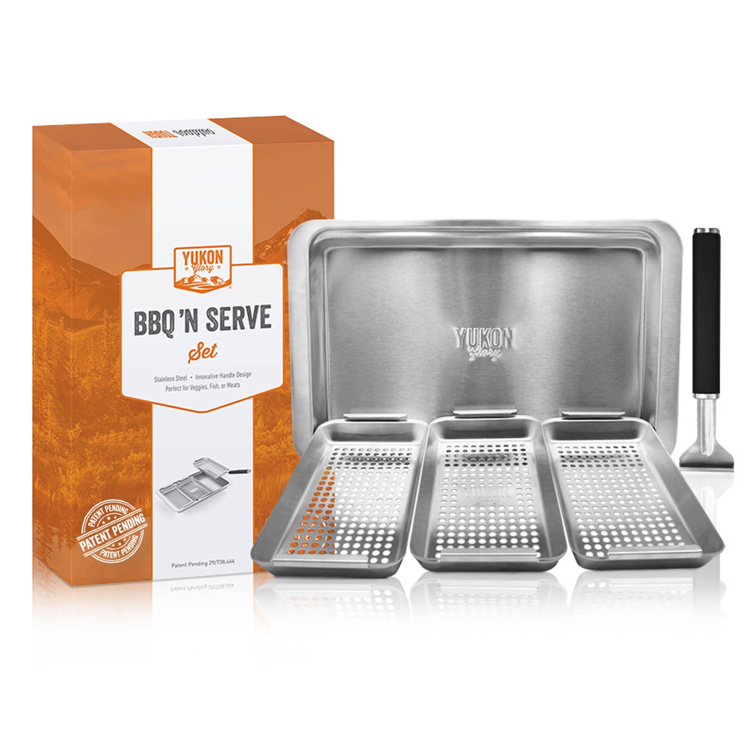 Yukon Glory - Wholesale Outdoor Grill Tools - Grill 'N Serve Set2