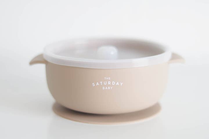 The Saturday Baby - Wholesale Bowl - Kids & Baby - Suction Bowl With Lid1