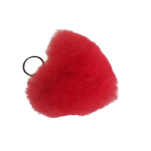 Choice Alpaca Products - Wholesale Keychain - Women's - Alpaca Love Heart Shaped Fur Keychain9