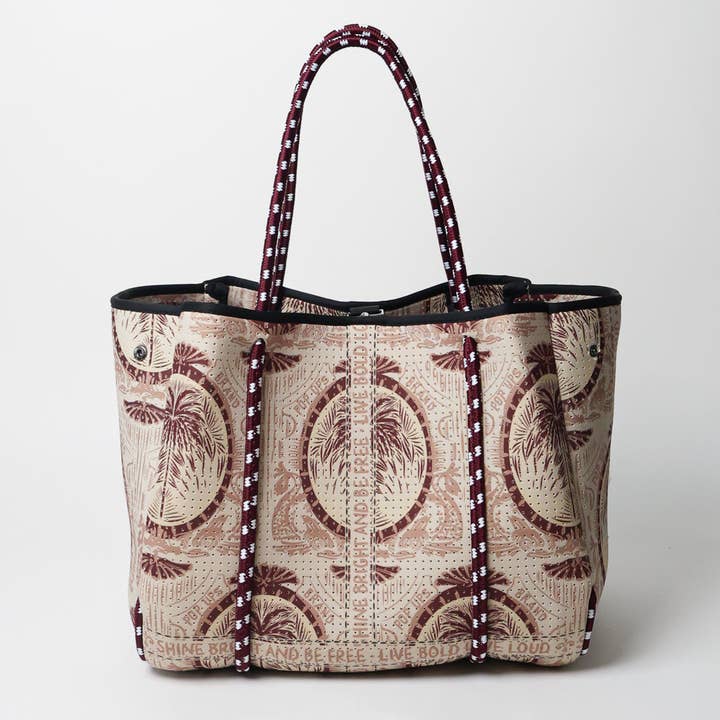 EVERYDAY TOTE POP UPS SCARF BEIGE for wholesale by Pop Ups Brand