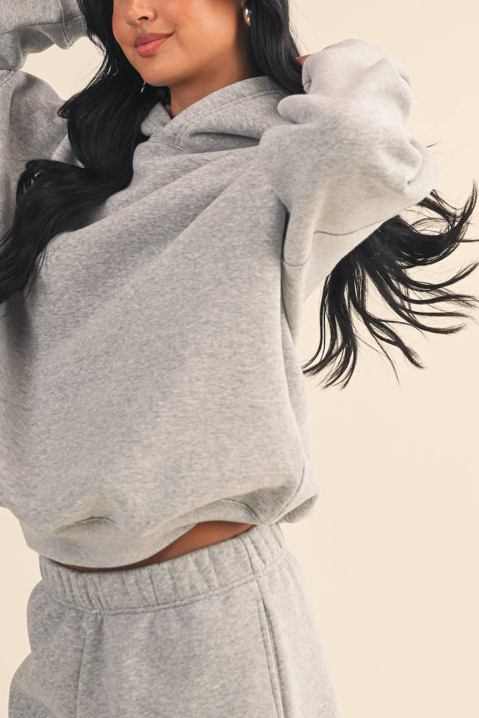 KIMBERLY C – Engroshandel Hoodie – Kvinder – Cozy Fleece oversize pullover hættetrøje20