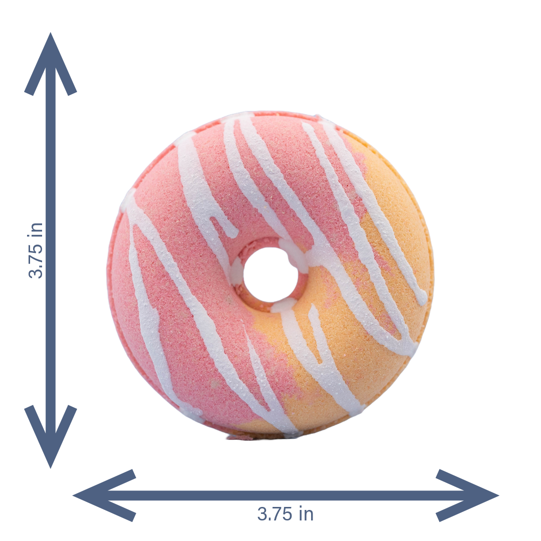 Luxiny Products - Luxurious Bath and Body - Venta al por mayor Bombas de baño - Bomba de Baño de Donut de Mango Papaya Tropical – Escape Efervescente2