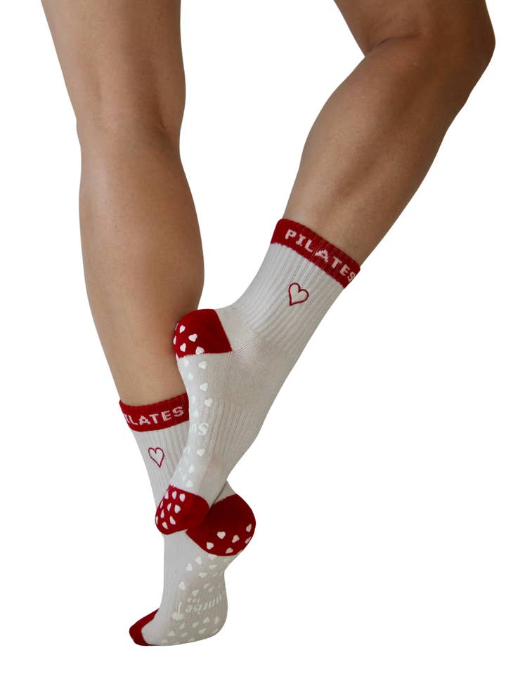 Pilates Lover Grip Sock for wholesale by Sunrise Sox