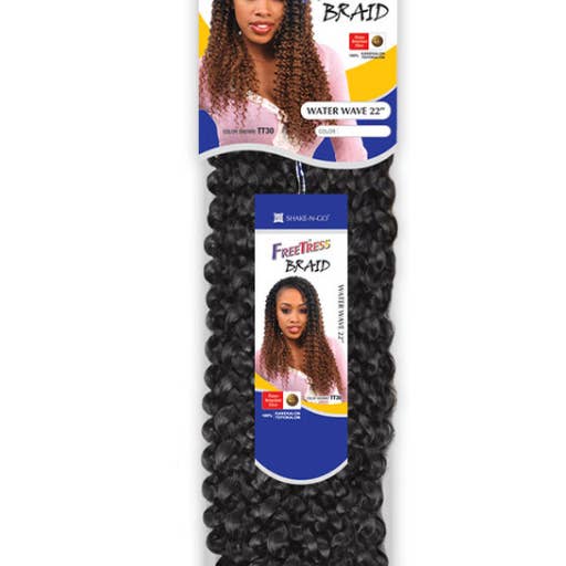 Majestic Wholesale – wholesale Hair extensions – FREETRESS WATER WAVE BULK 22" CROCHET BRAID HAIR ASSORT