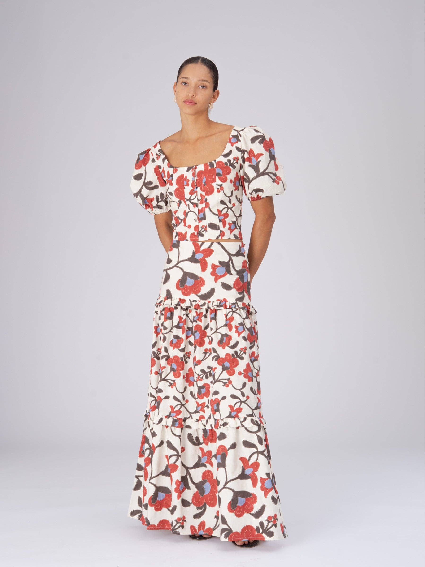 CARMEN SAYS - Wholesale Skirt - Women's - Falda Maxi Zafira de Verano4