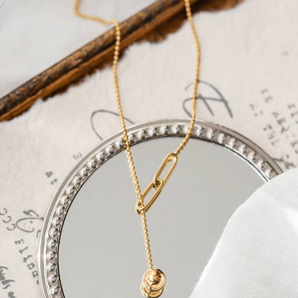 GOLD Simple Normcore Solid Color Necklaces Accessories for wholesale on Faire