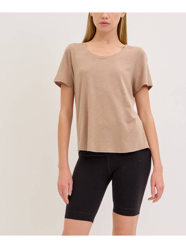 Studio Ko Clothing - Wholesale T-Shirt - Women's - BAMBOO COTTON SLUB TEE