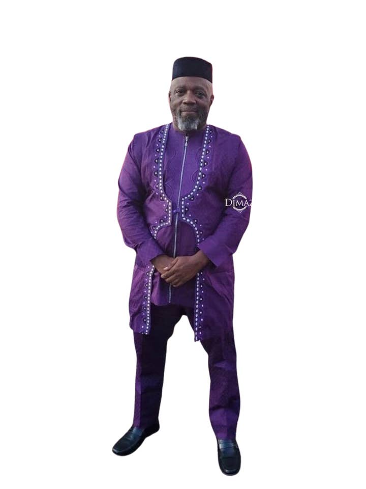 Zeus Men's 3-Piece Suit Set, Made to Order with Free Hat for wholesale by Dimaz