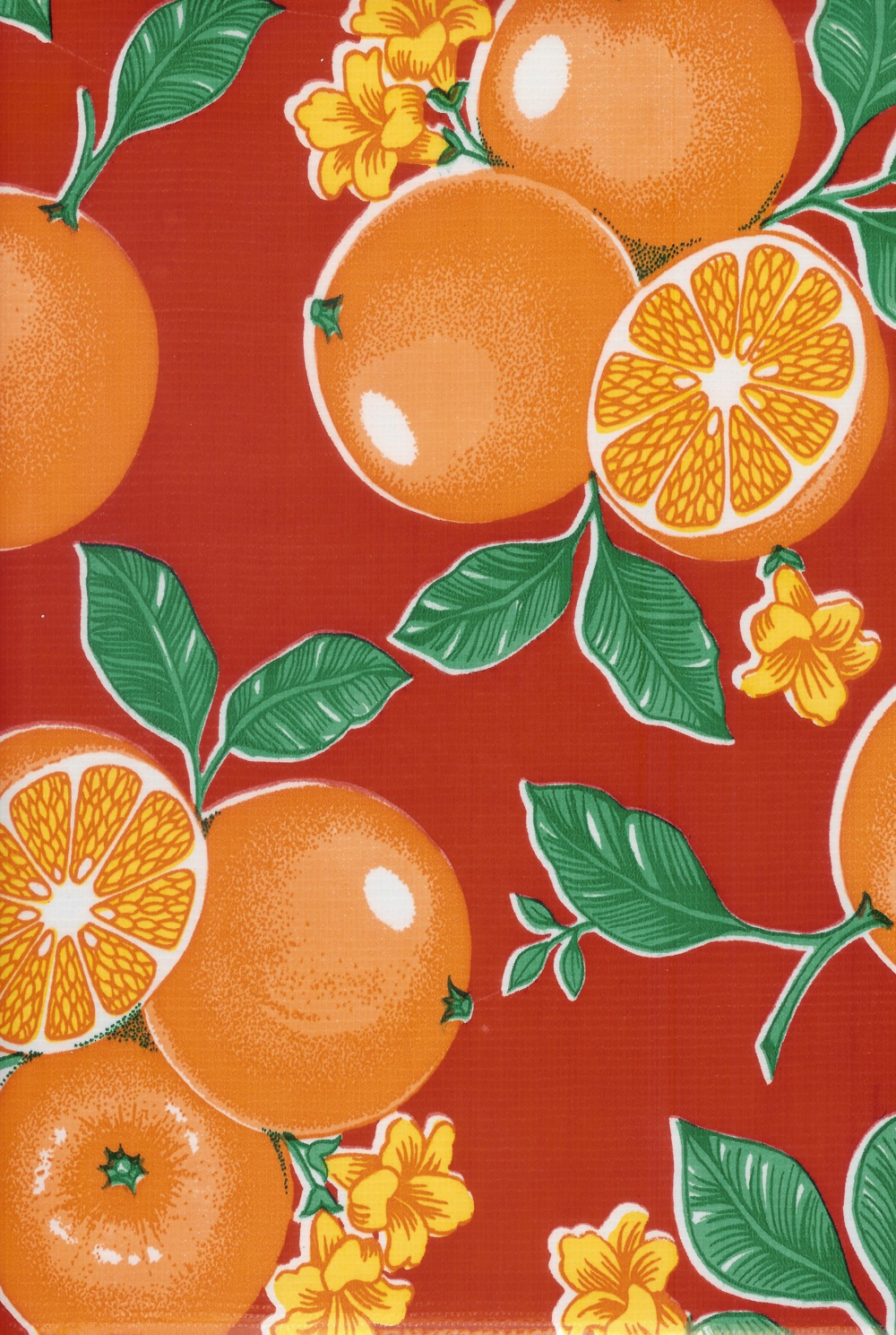 Oilcloth International - Wholesale Tablecloth - Oranges Tablecloth1