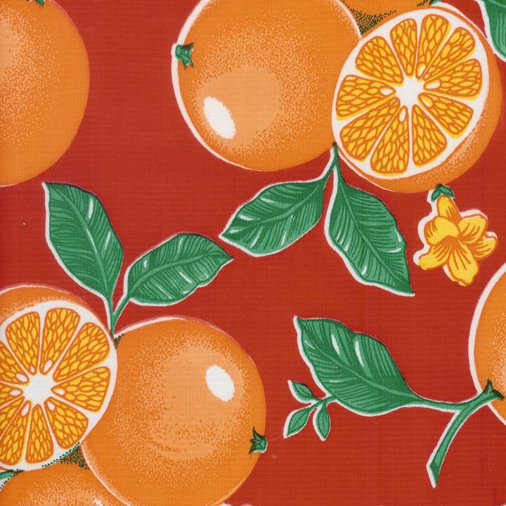 Oilcloth International - Wholesale Tablecloth - Oranges Tablecloth1