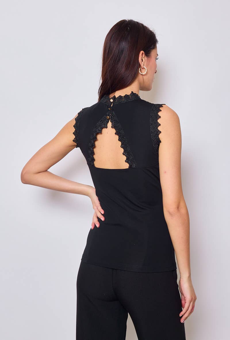 LULUMARY - Vendita all'ingrosso Camicetta - Donna - Top in pizzo H06119